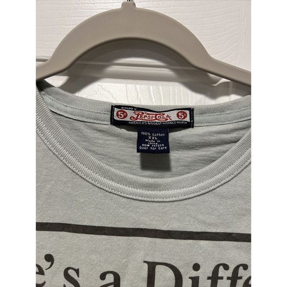 ORIGINAL Pepsi Cola 5 Cents Brand Japanese Green XXL T-shirt *RARE* New With Tag - Picture 3 of 6